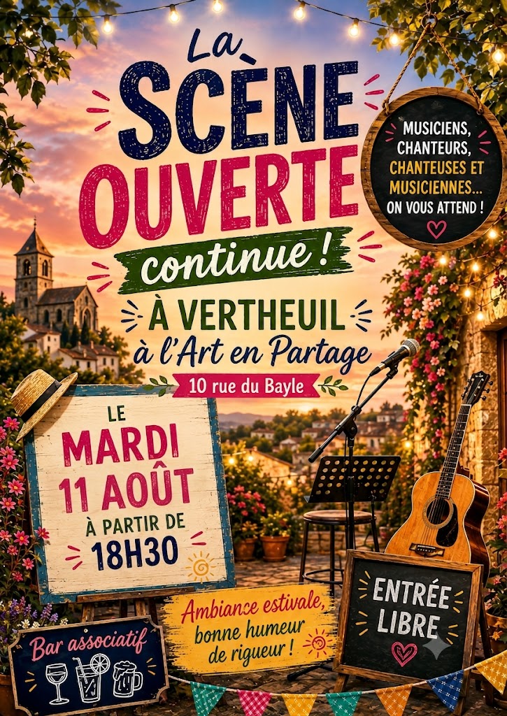 Scène Ouverte à l'Art en Partage