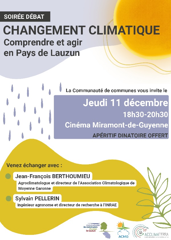 Soirée débat : Comprendre et agir en Pays de Lauzun