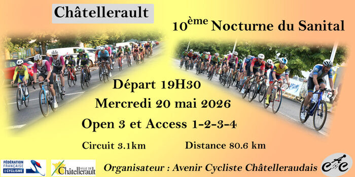 10ème nocturne du Sanital — visuel événement
