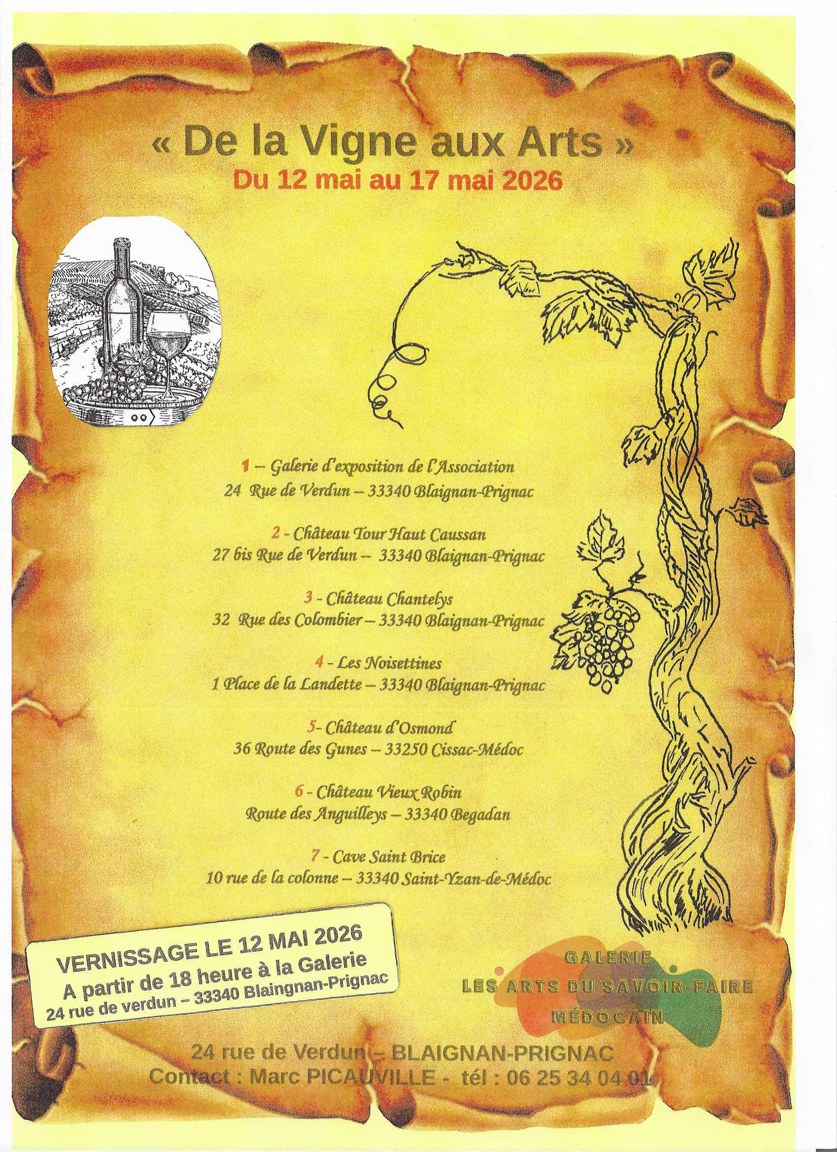 De la Vigne aux Arts
