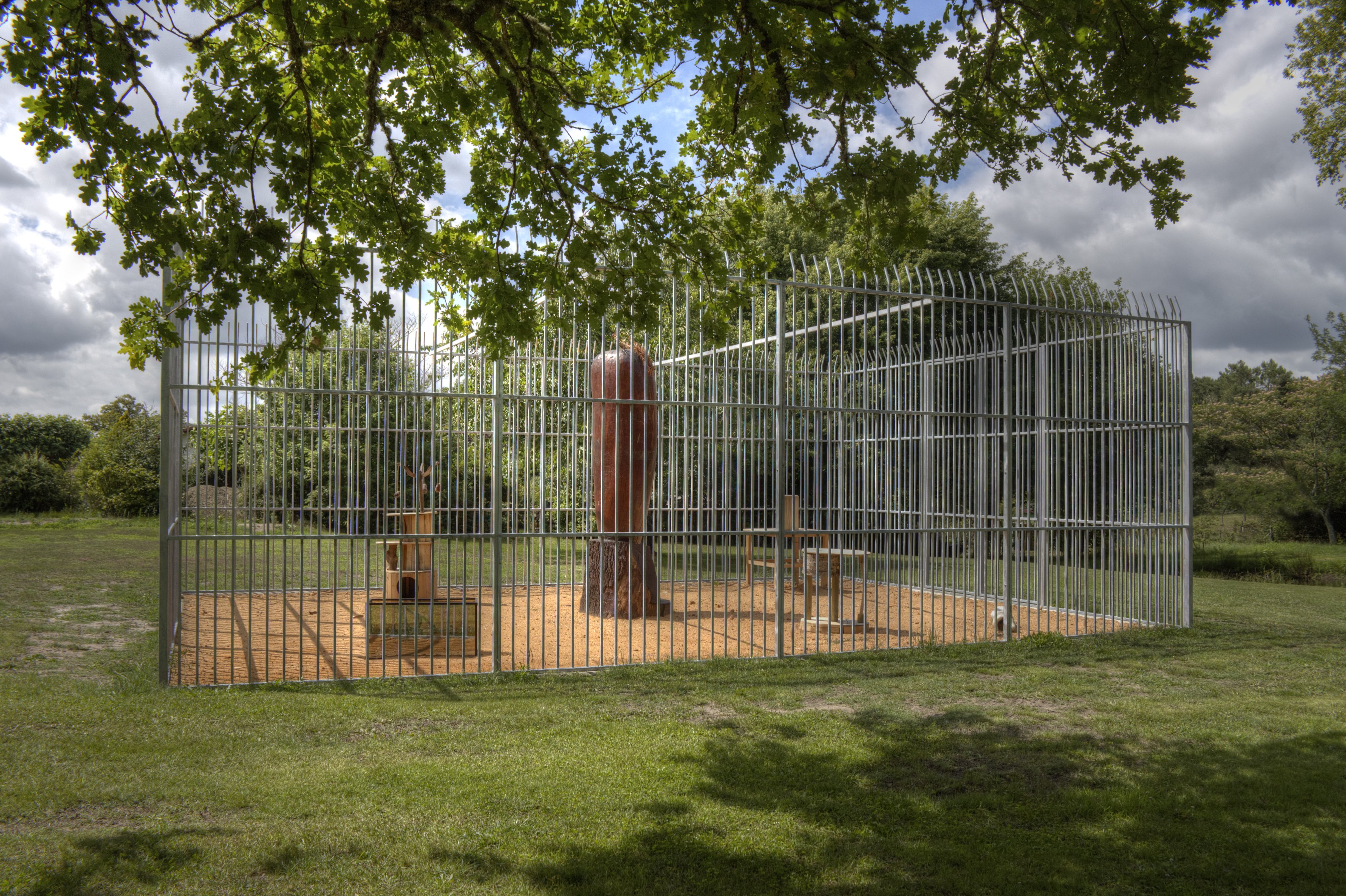 La Forêt d'Art Contemporain : Zoo de Sculptures, oeuvre n°12, Garein