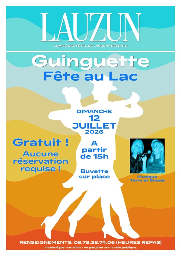 Guinguette au lac — visuel événement