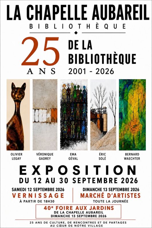 25 ans de la biblithèque de La Chapelle Aubareil