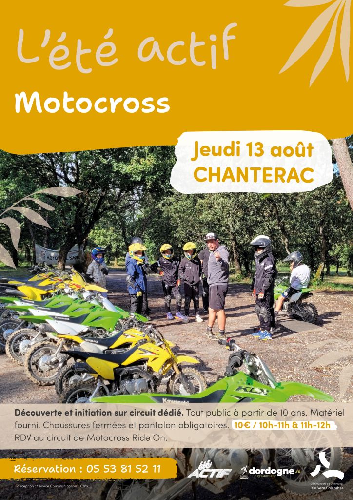 Eté actif : Motocross, Chantérac