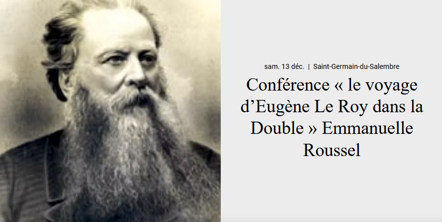 Conférence « Une traversée de la Double avec Eugene Le Roy »