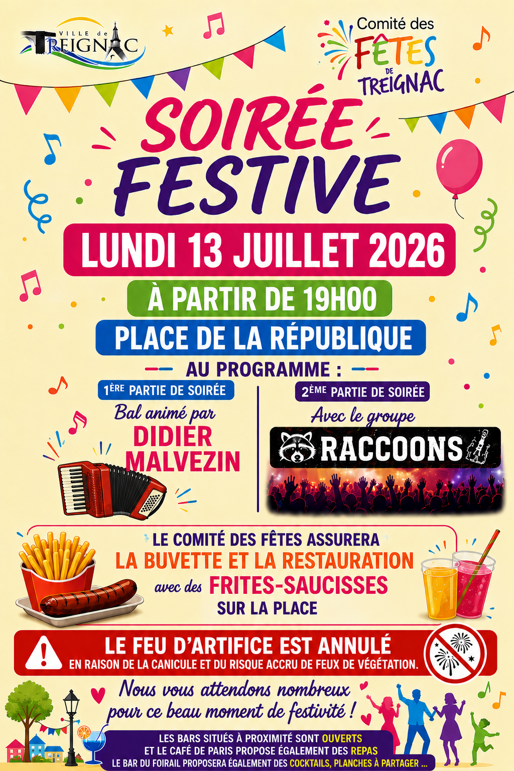 Treignac en fête : Soirée festive