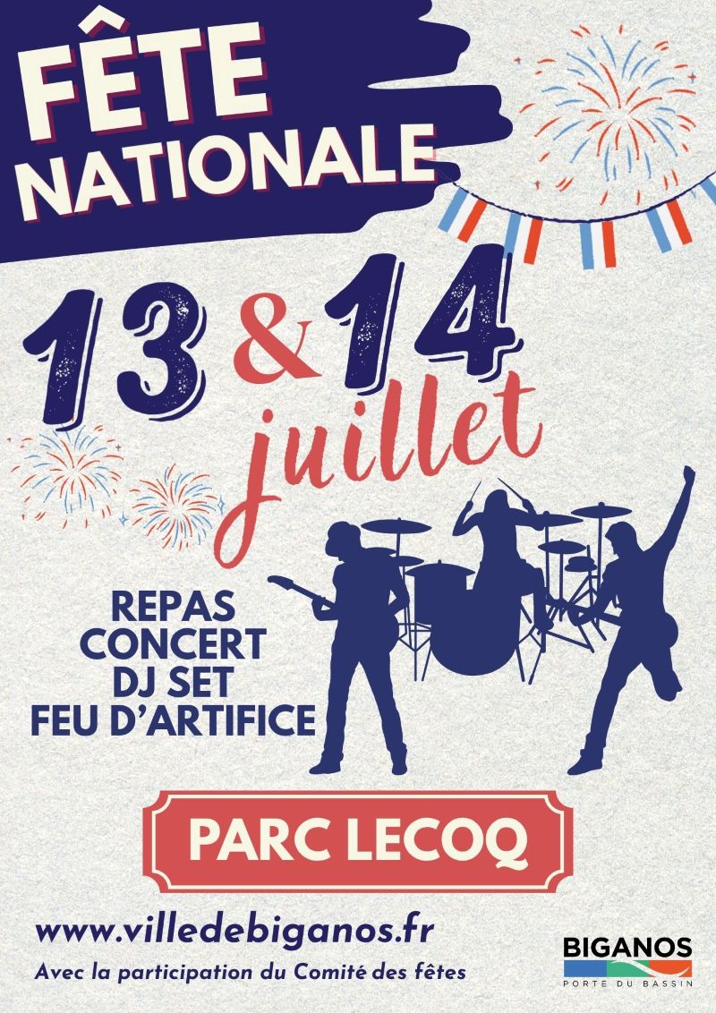 Fête nationale et feu d'artifice