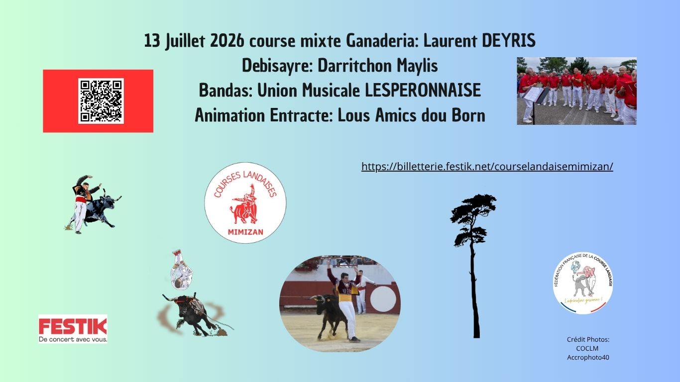 Course Landaise Mixte — visuel événement