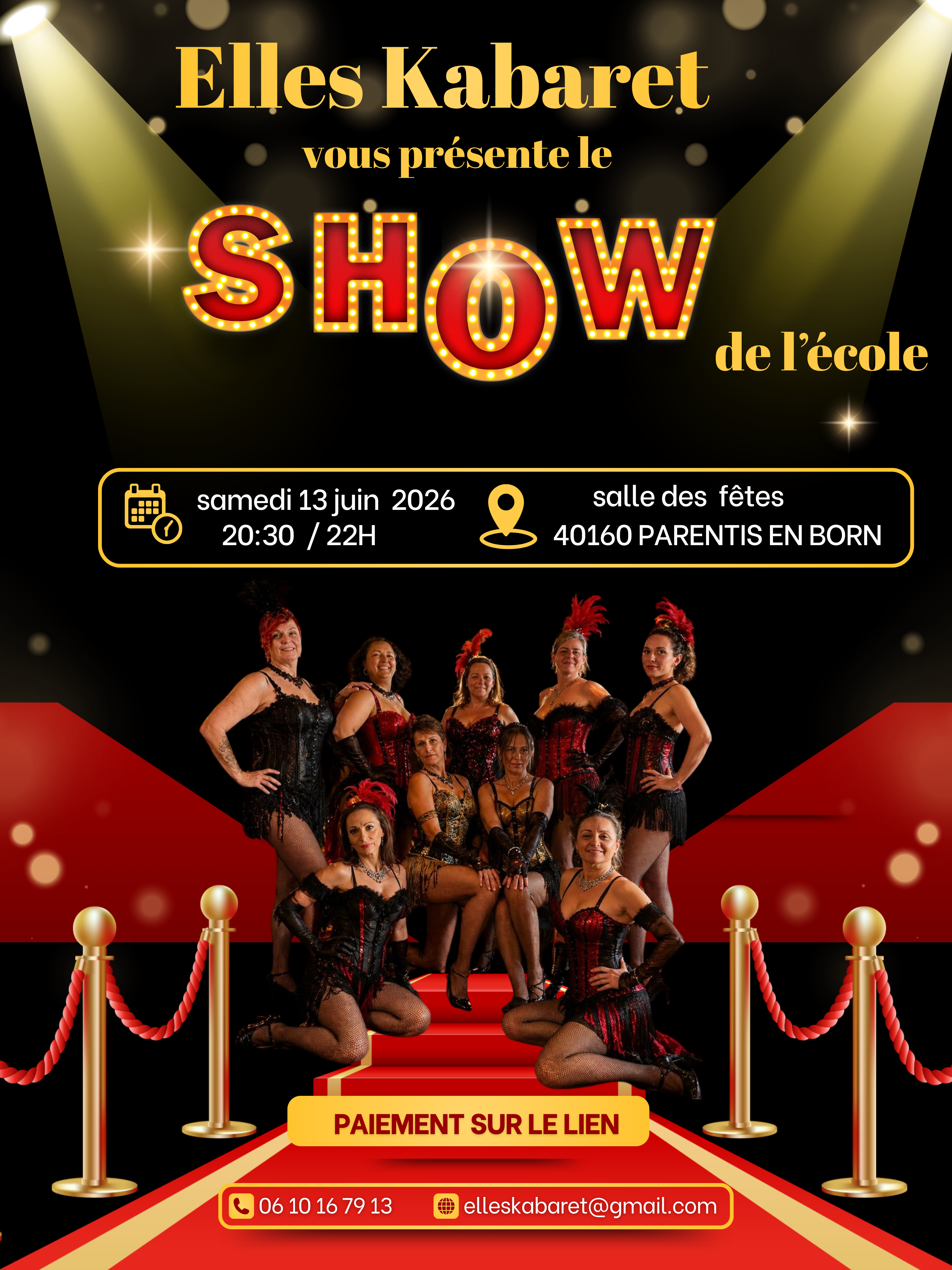 Show Elles Kabaret, Parentis-en-Born