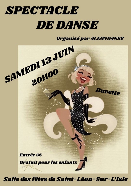 Spectacle de danse — visuel événement
