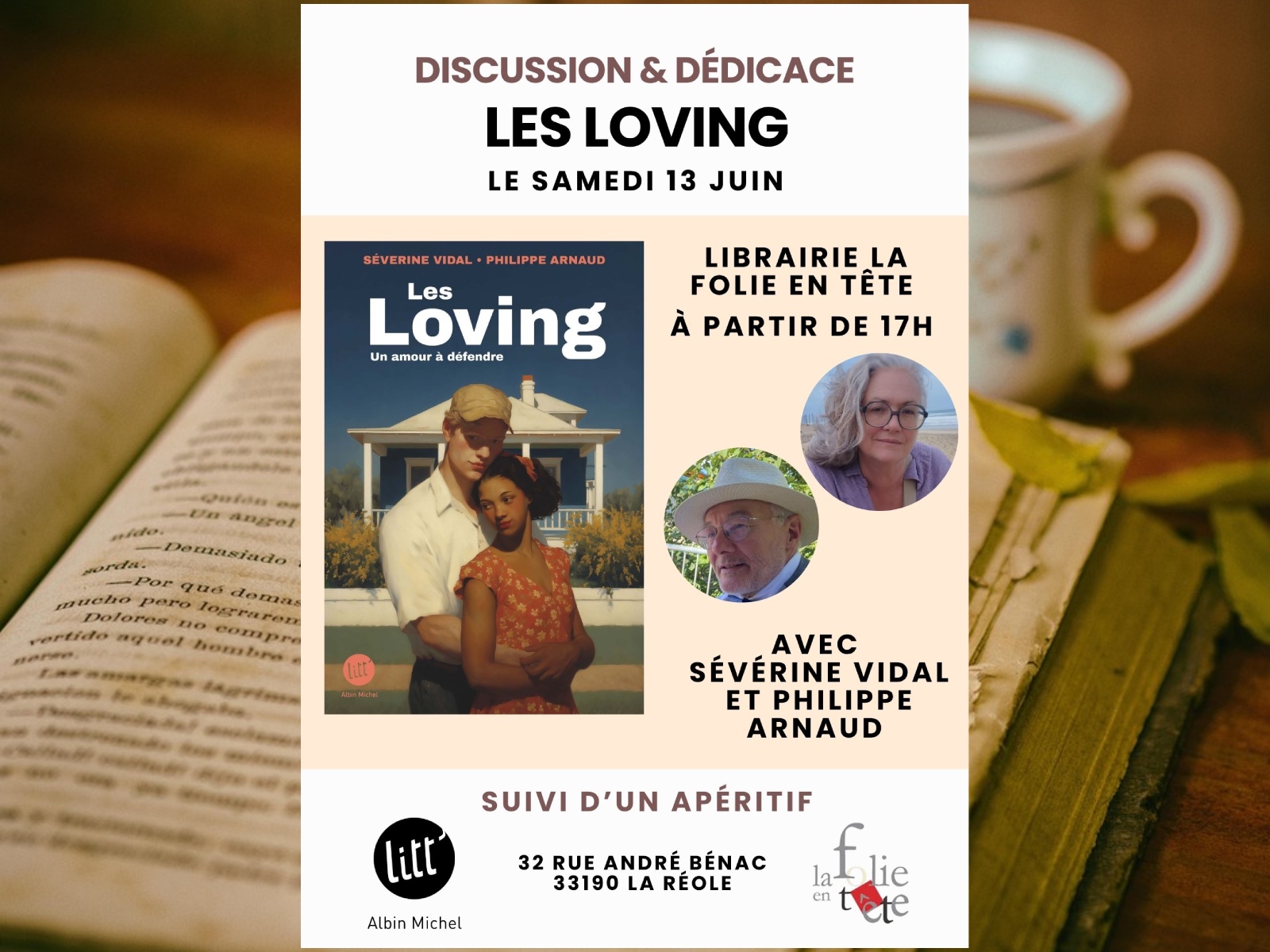 Rencontre et dédicaces : Philippe Arnaud et Séverine Vidal