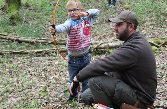 Le Bel Oiseau Tir à l'Arc sur cible 3D