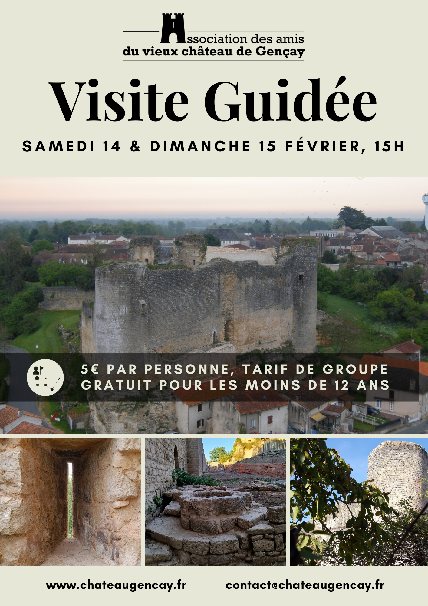 Visite Guidée du château de Gençay