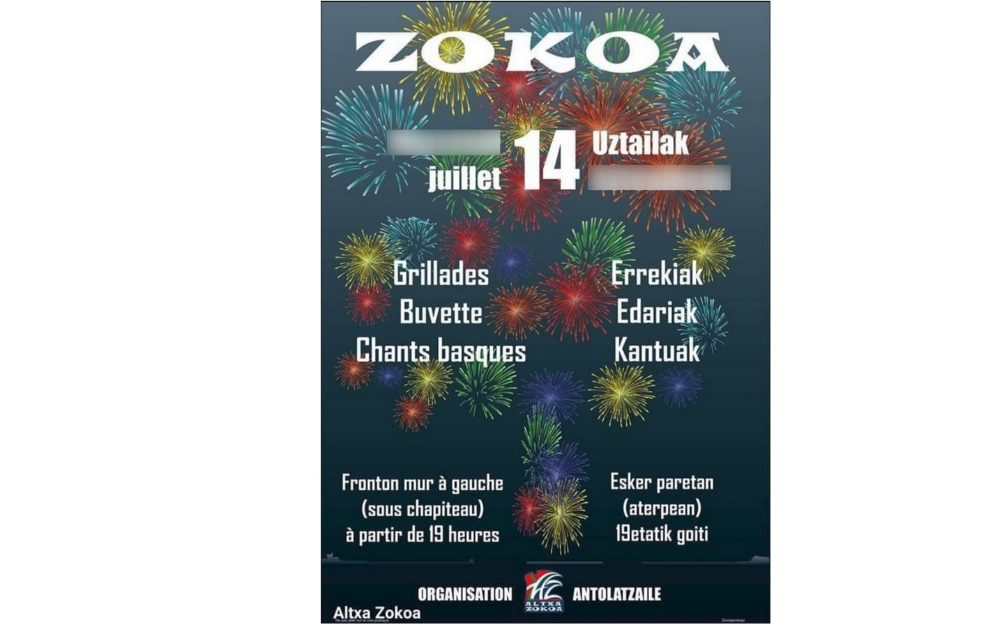 Grillades et chants basques