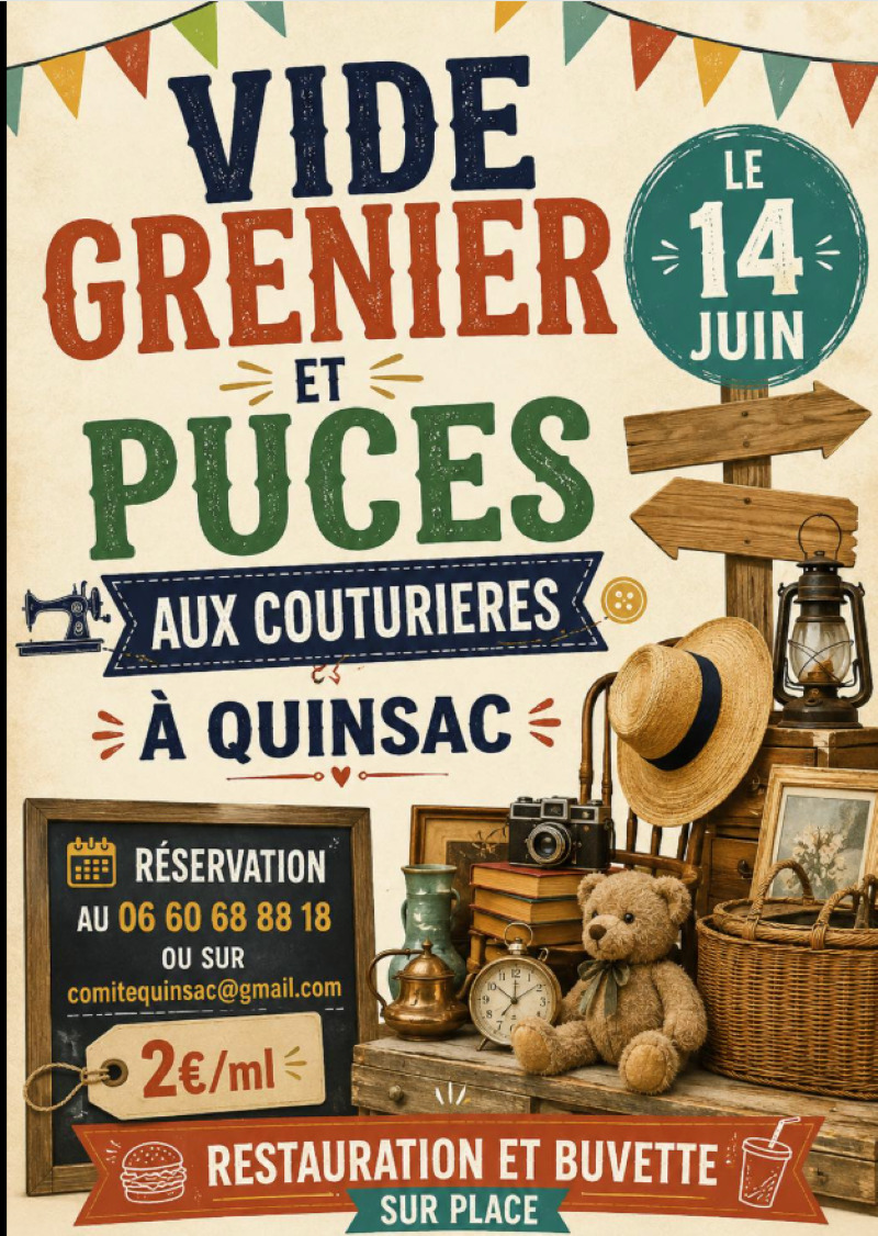 Vide-greniers et puces aux couturières