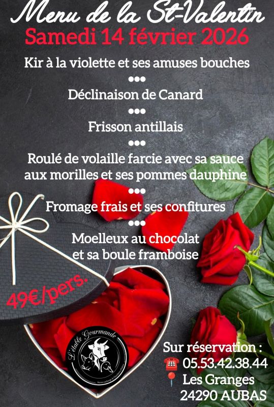 Saint-Valentin à l'Étable Gourmande
