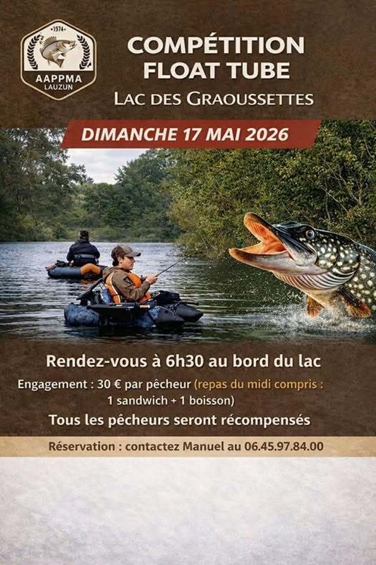 Concours de float tube — visuel événement