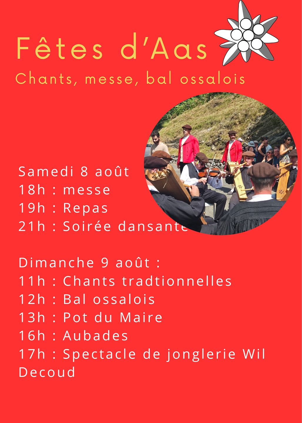Fêtes d'Aas : Aas d'antan — visuel événement