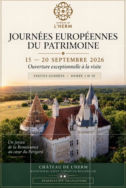 Journées européennes du patrimoine au Château de L'Herm