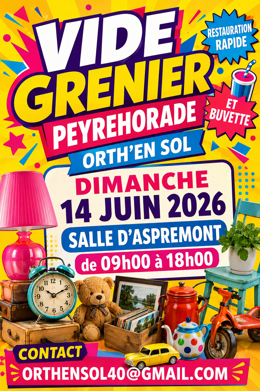 Vide grenier — visuel événement