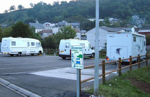 Aire d'accueil de camping-cars de Bort les Orgues, Bort-les-Orgues