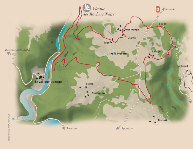 Du plateau Soursacois aux gorges de la Luzège