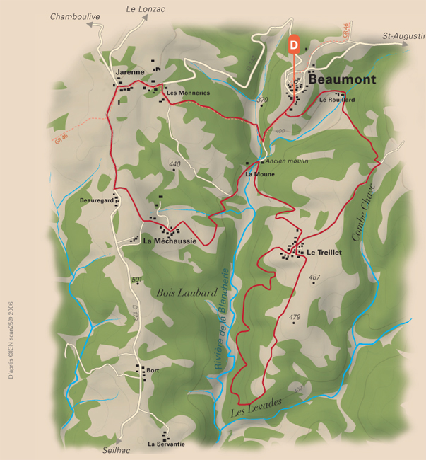 Entre Monédières et châtaigneraie