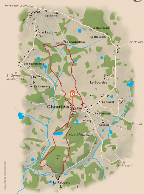 Le pays vert Chanteixois du Puy Maurians aux Zignalets, Chanteix - photo 2