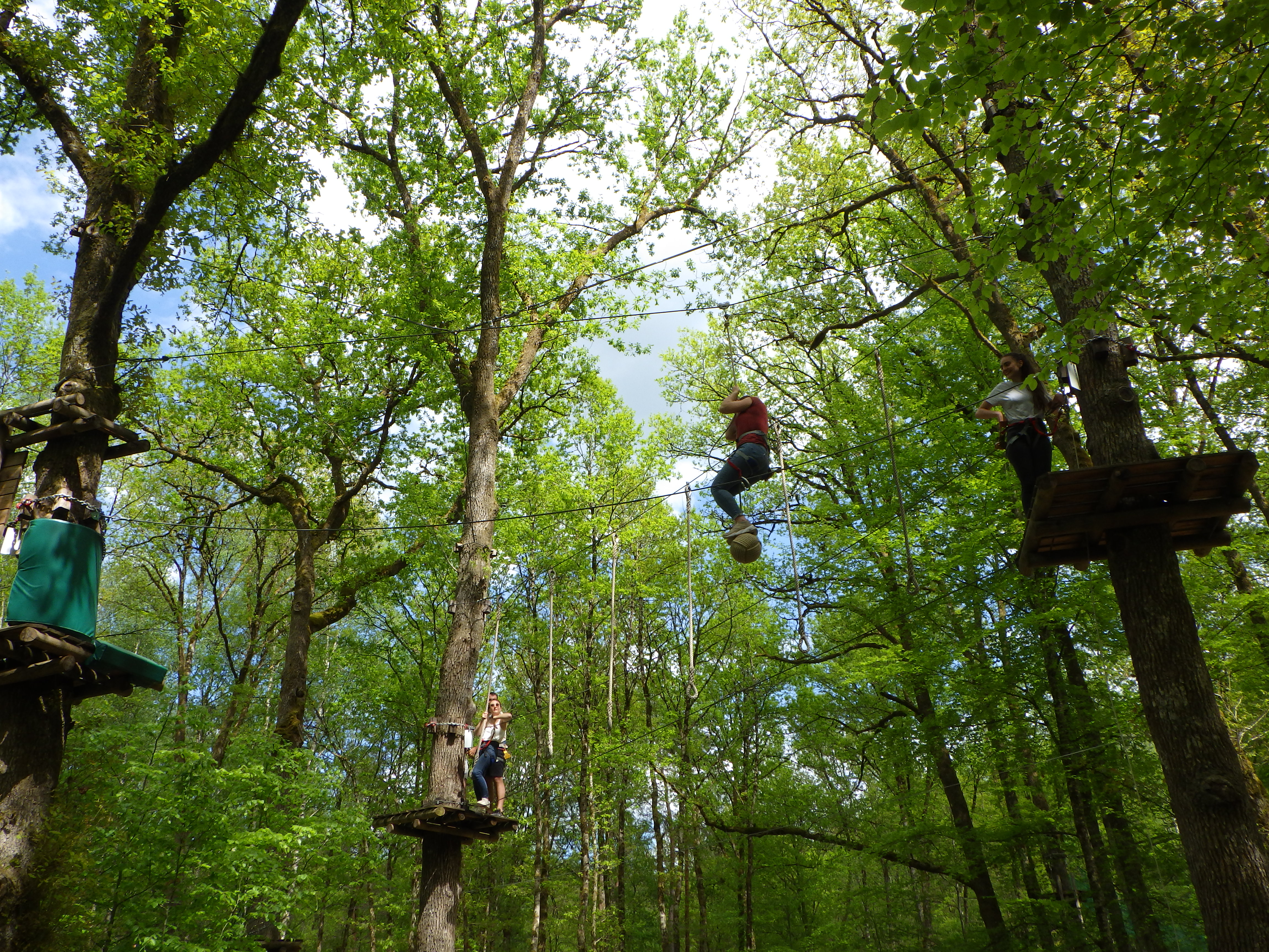 Parc acrobatique dans les arbres Diège Aventures, Mestes - photo 2