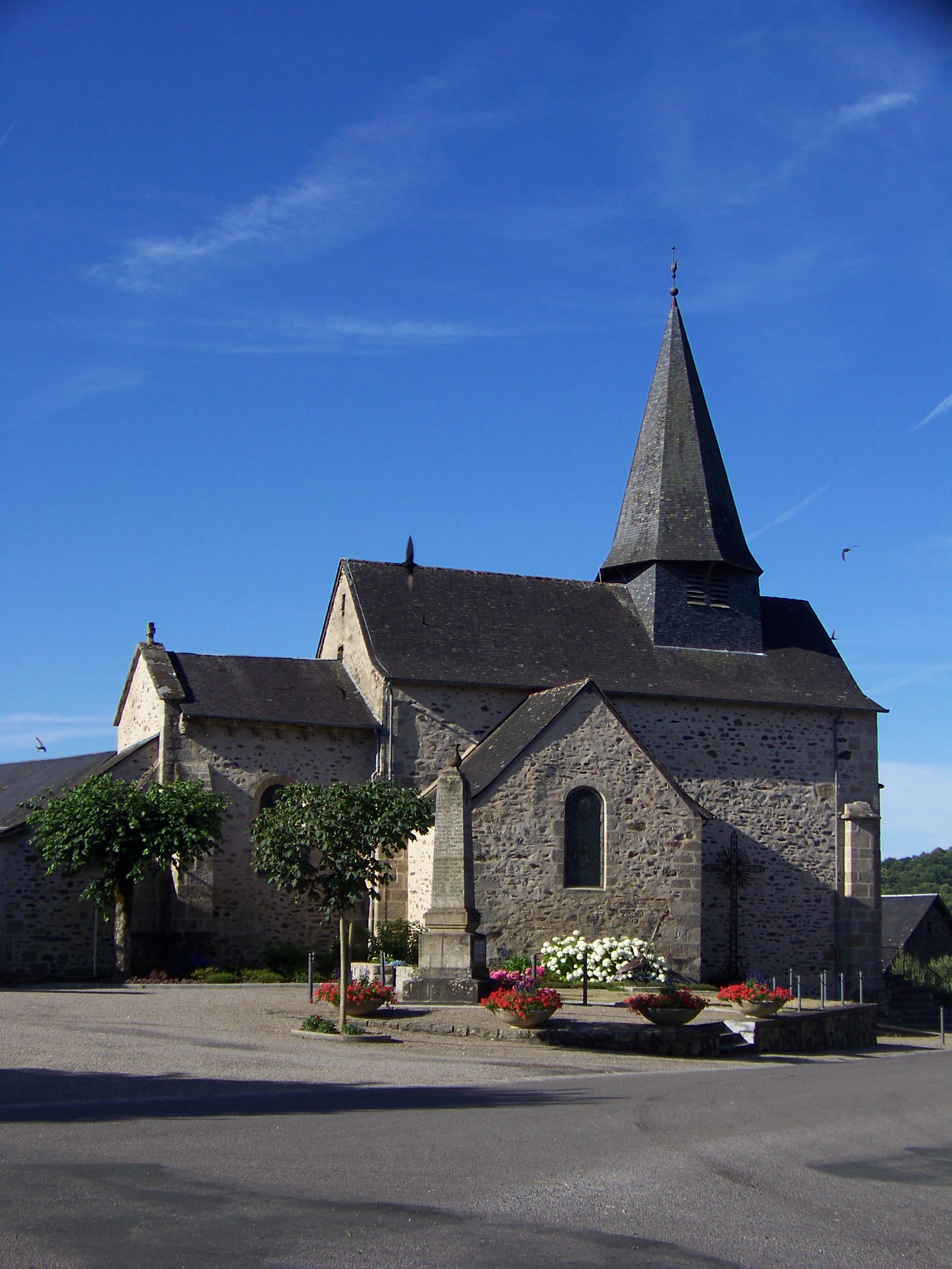 Aire d'accueil de camping-cars de Condat sur Ganaveix, Condat-sur-Ganaveix