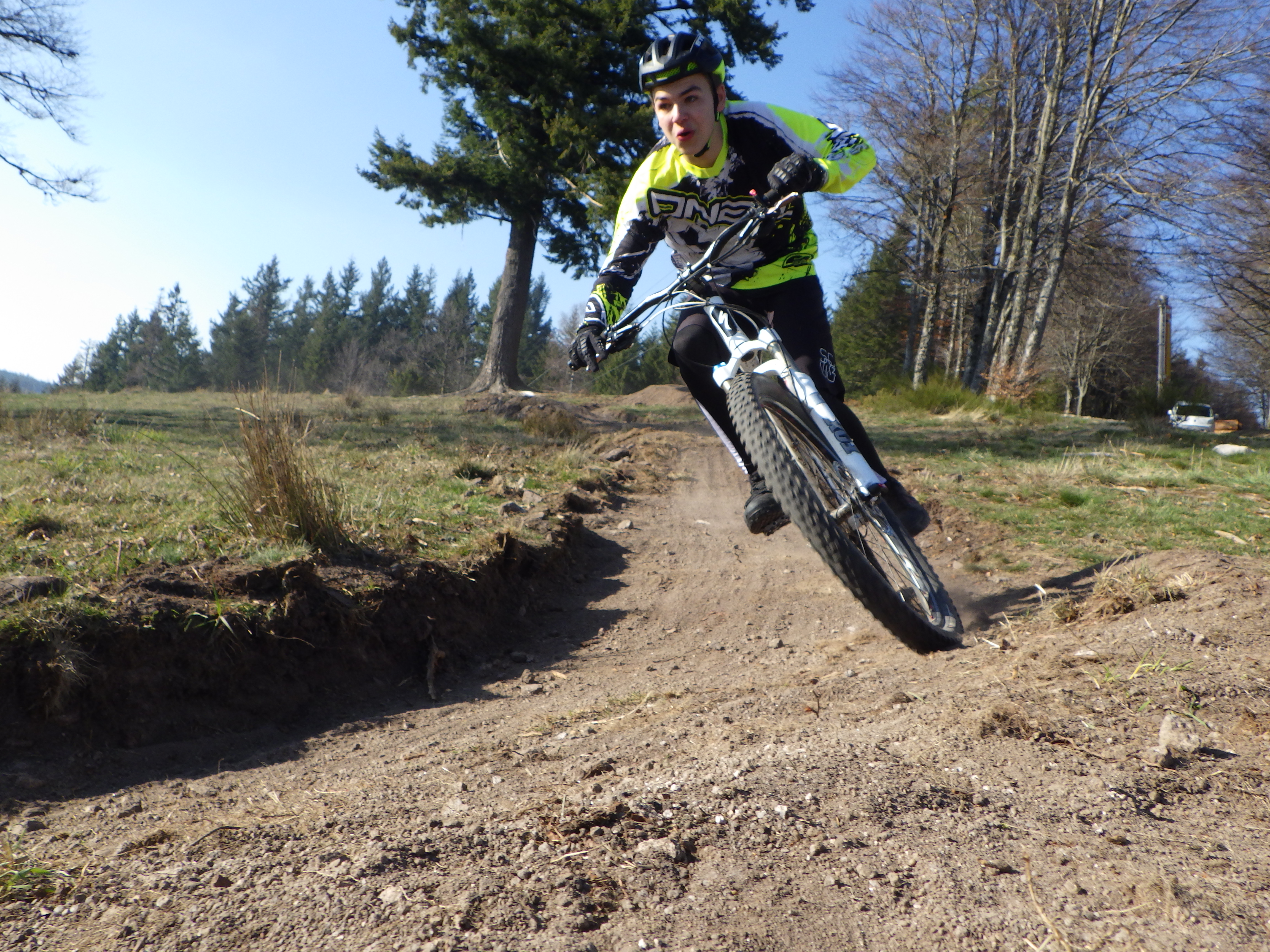 Piste de descente VTT du Mont Bessou