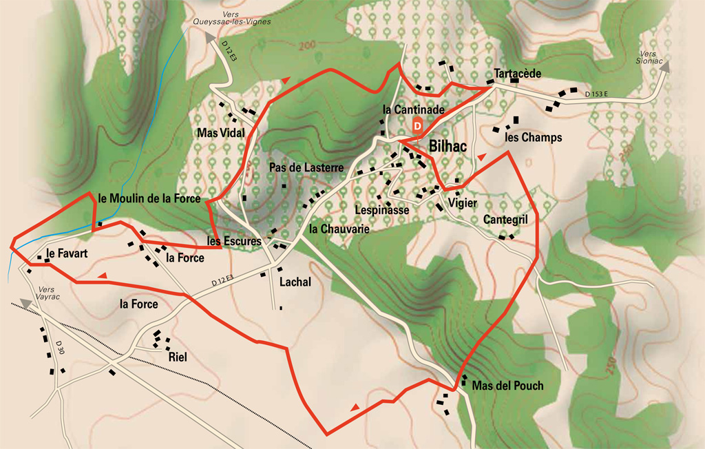 Du château au moulin, Bilhac