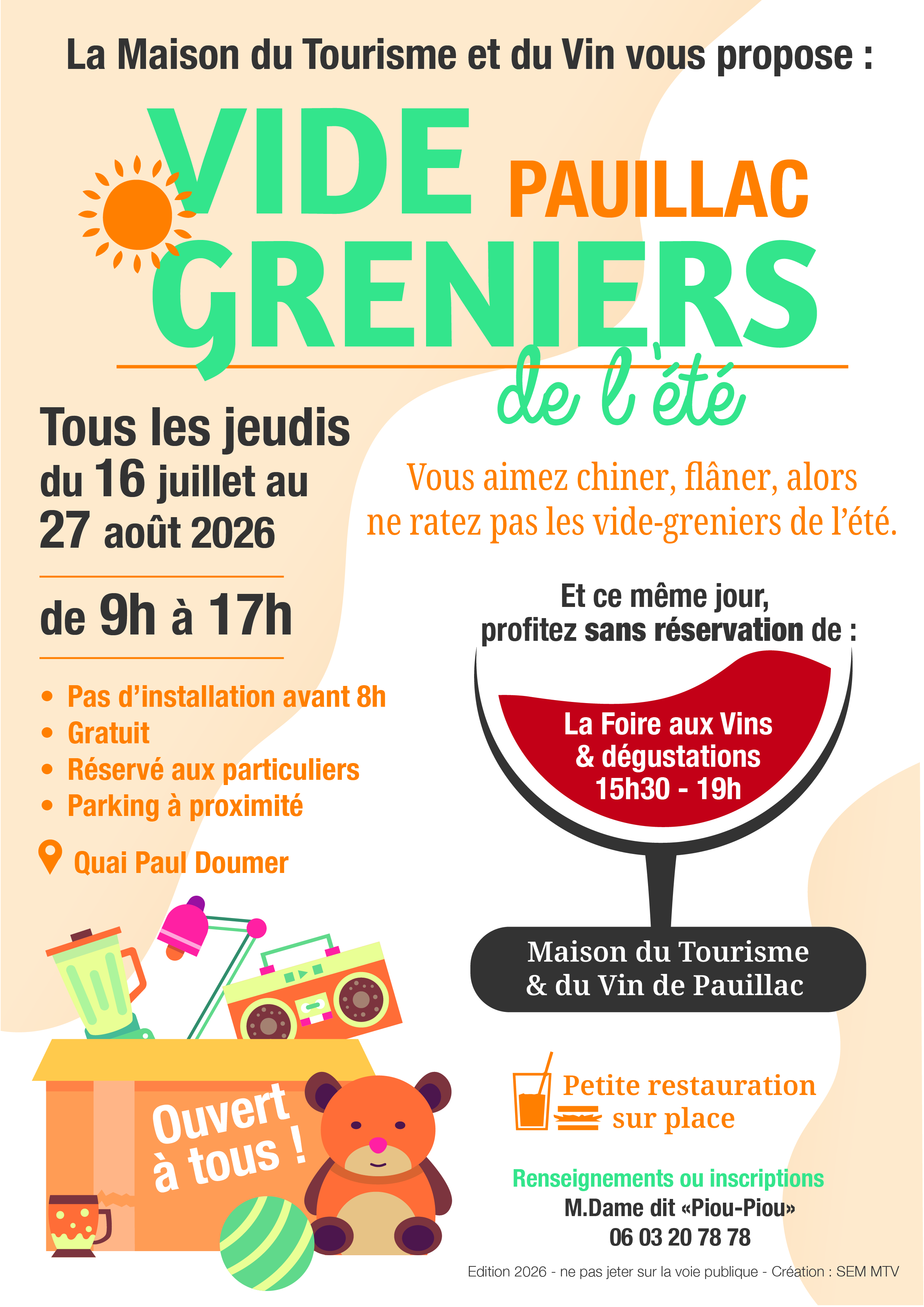 Vide-greniers de l'été, Pauillac - photo 2