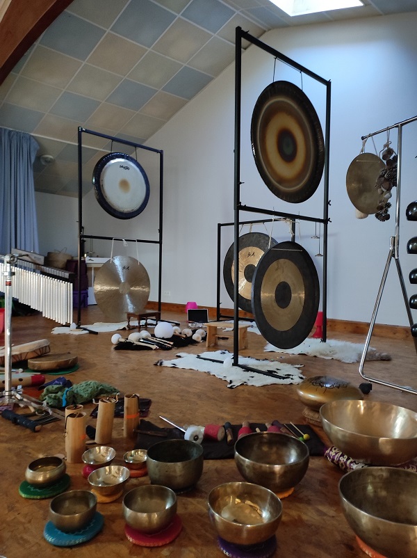 Bain sonore, Bain de gong, Agnac