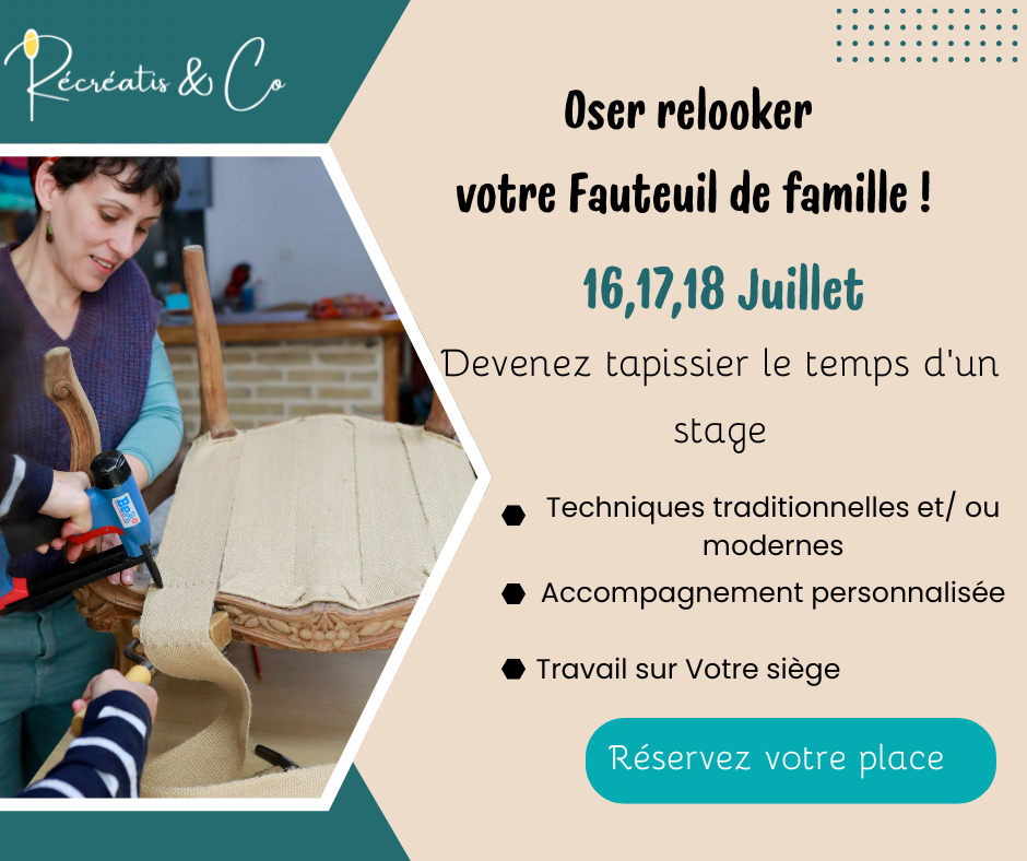 Devenez tapissier le temps d’un stage