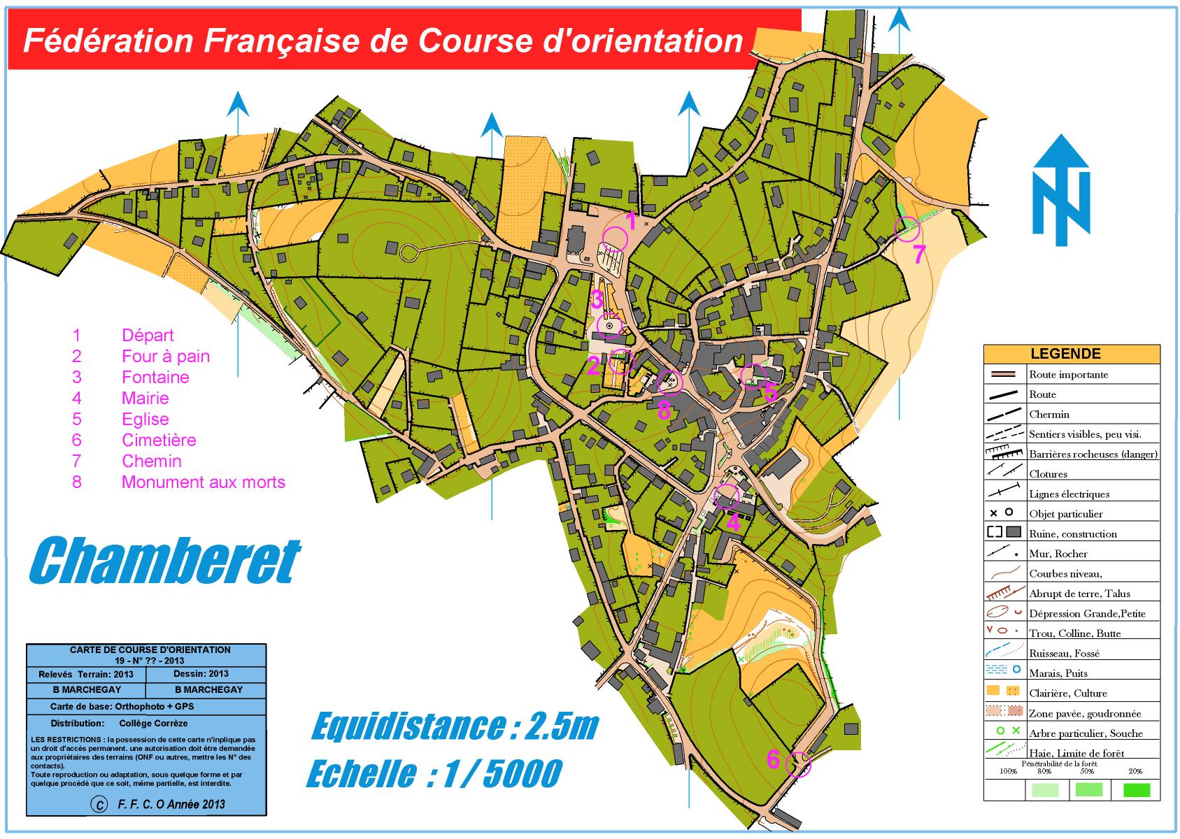 Parcours de découverte du Bourg de Chamberet