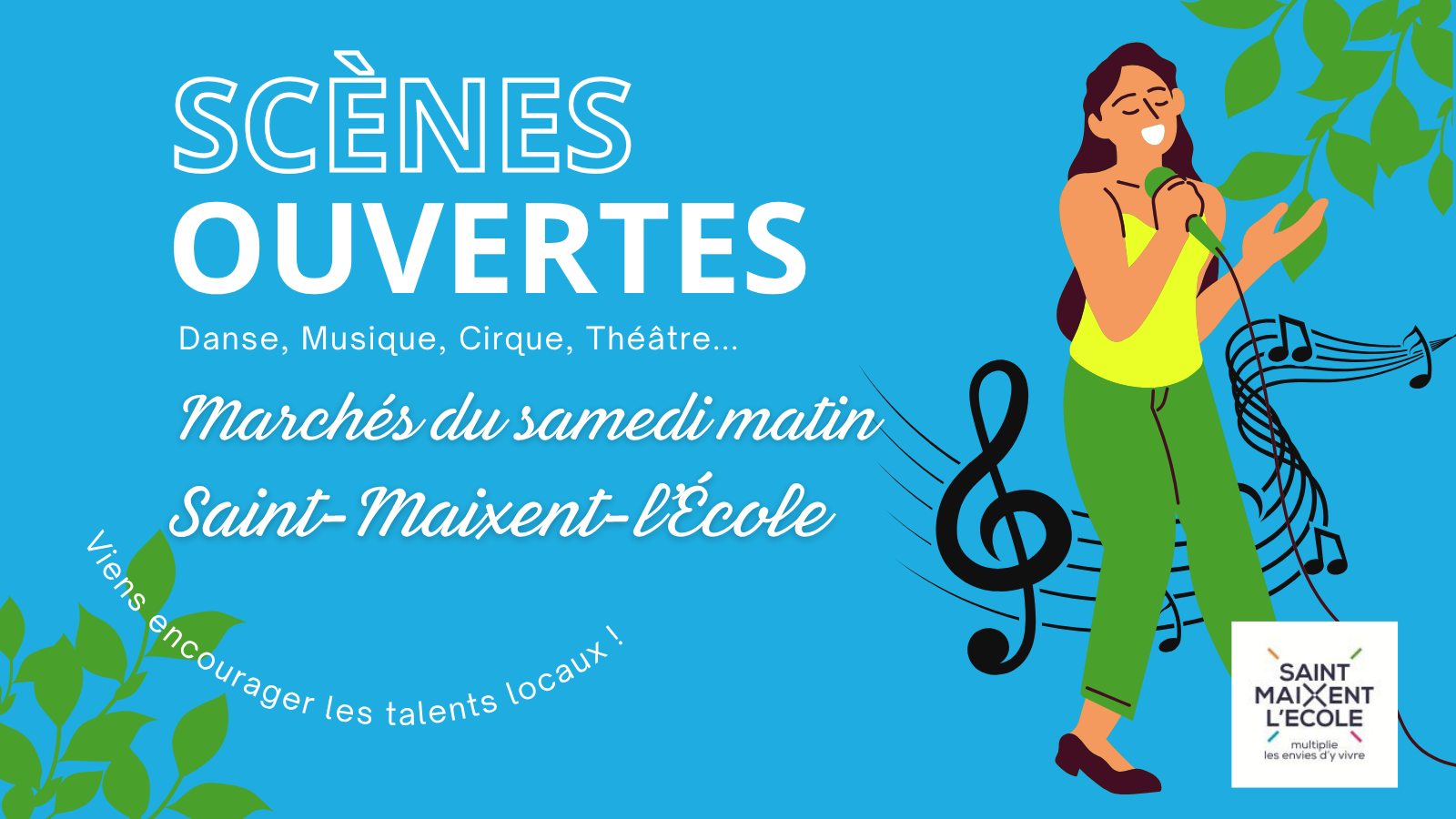 Scènes ouvertes au marché — visuel événement