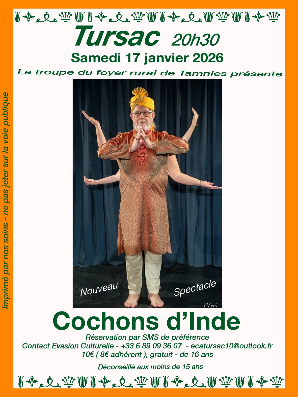 Théâtre - Cochons d'Inde, Tursac