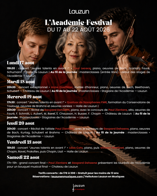 Académie - Festival de musique, Lauzun - photo 2