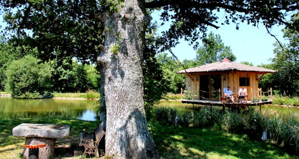 Gite : Domaine de la vergnolle cabane sur l'eau, Roches - photo 3
