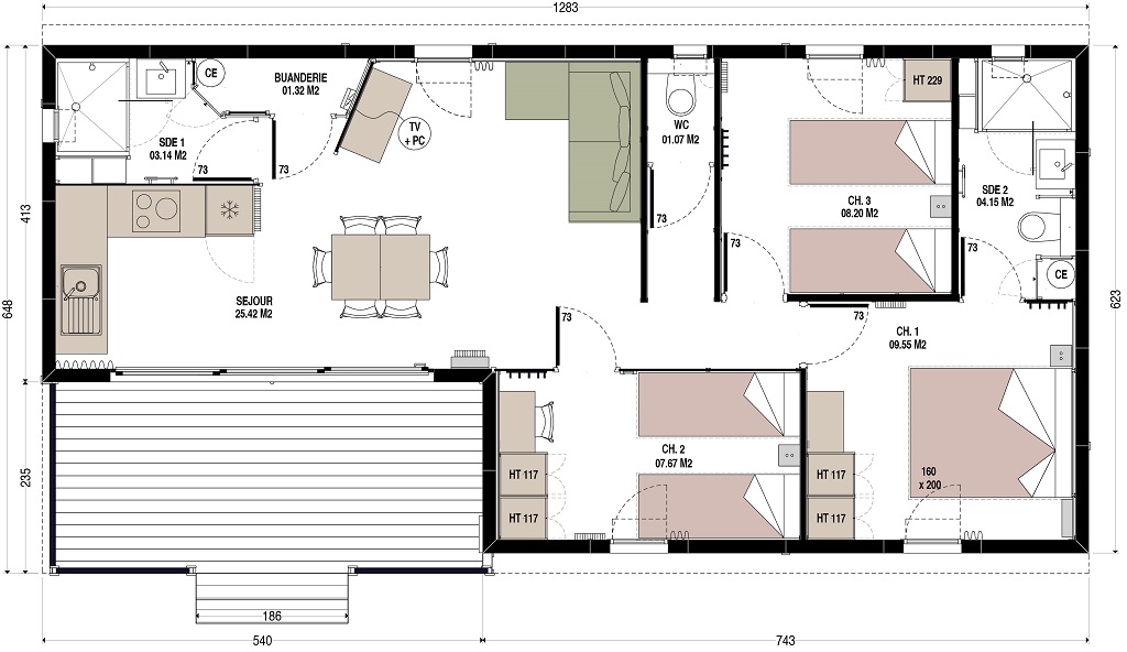 L'écrin du Breuil - chalet L'Opale 7 pers. - photo 3