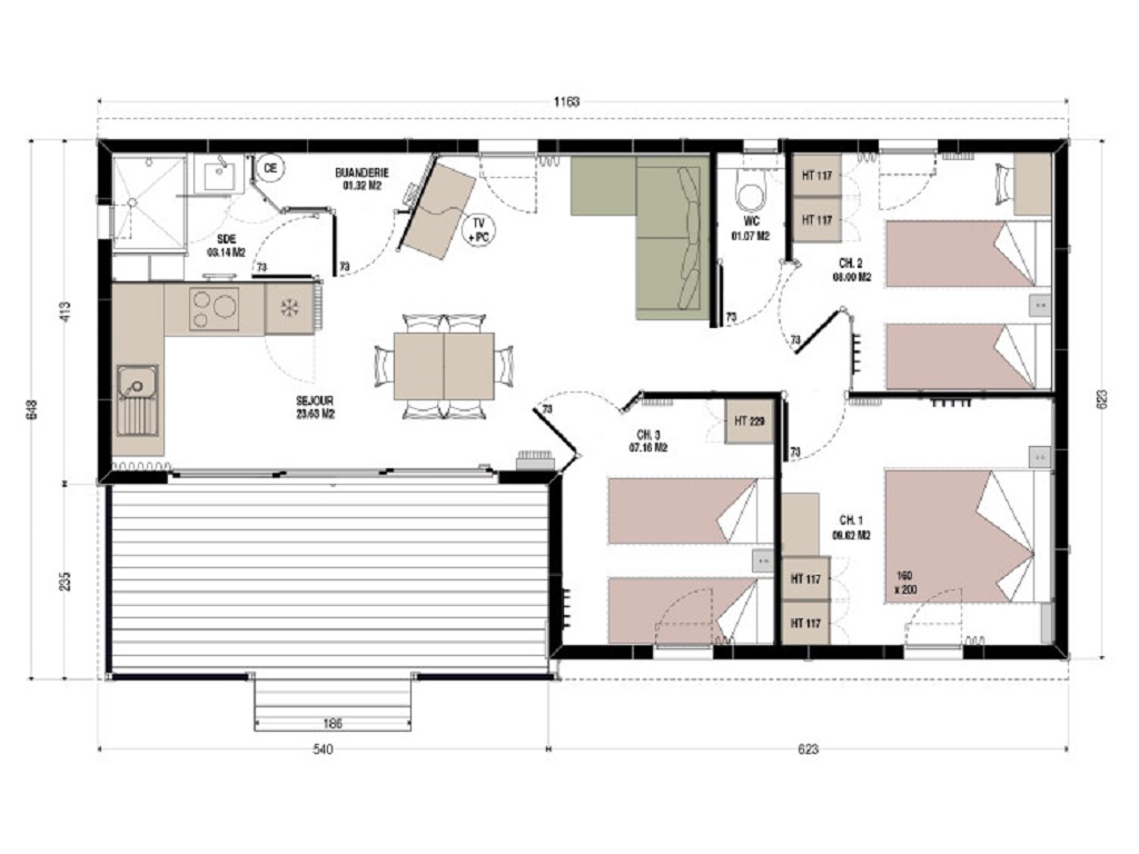 L'écrin du Breuil - chalet Le Breuil 6 pers. - photo 2