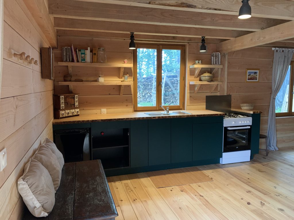 Location Les Cabanes de Lou-loup - La cabane Newton - 8 personnes, Anzême