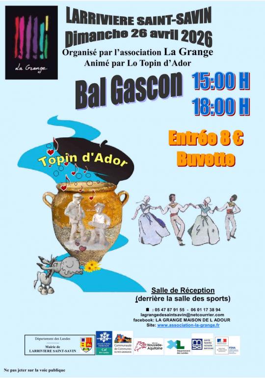 Bal gascon — visuel événement