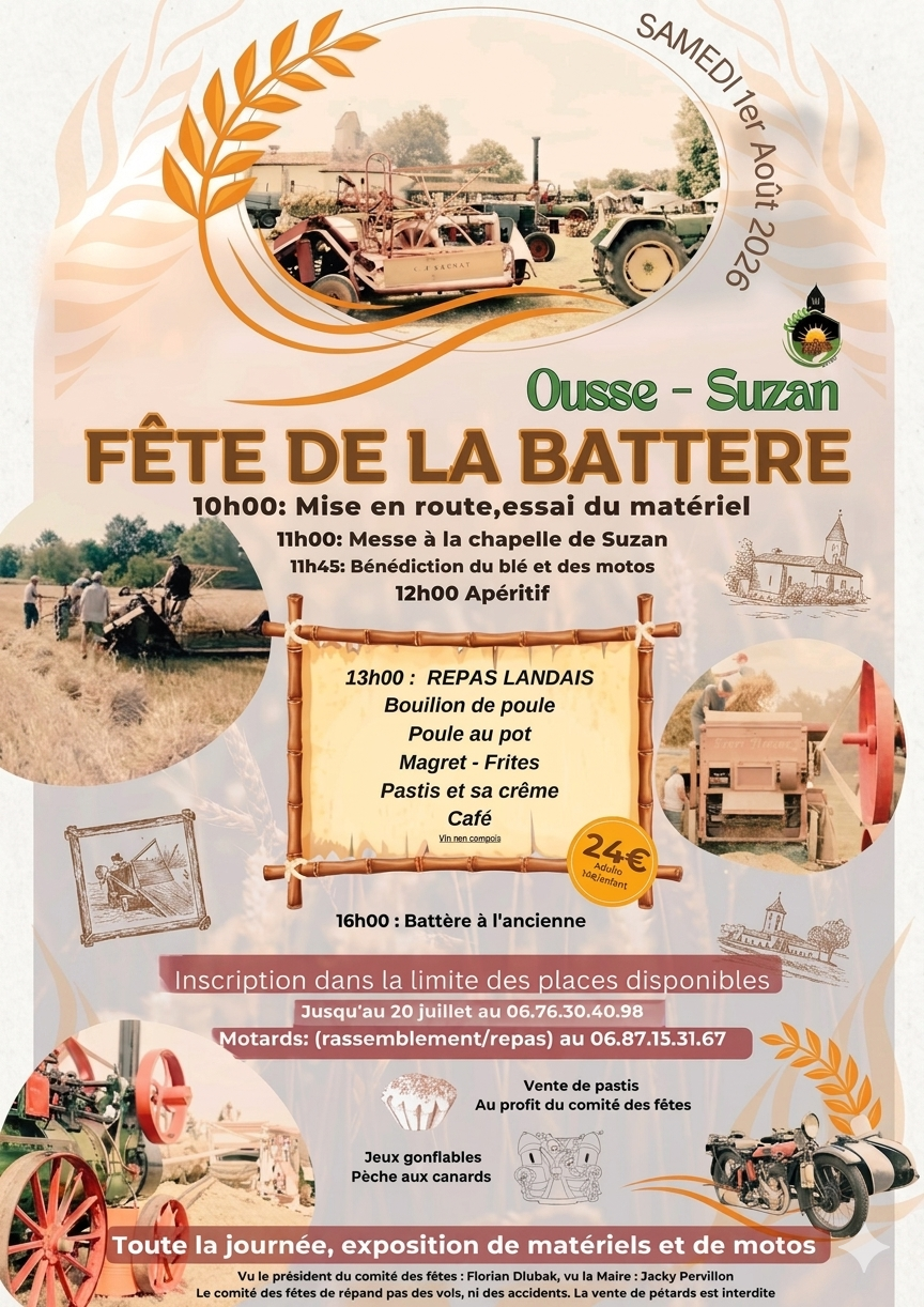 27 ème édition - Fête de la Battère au Bourg