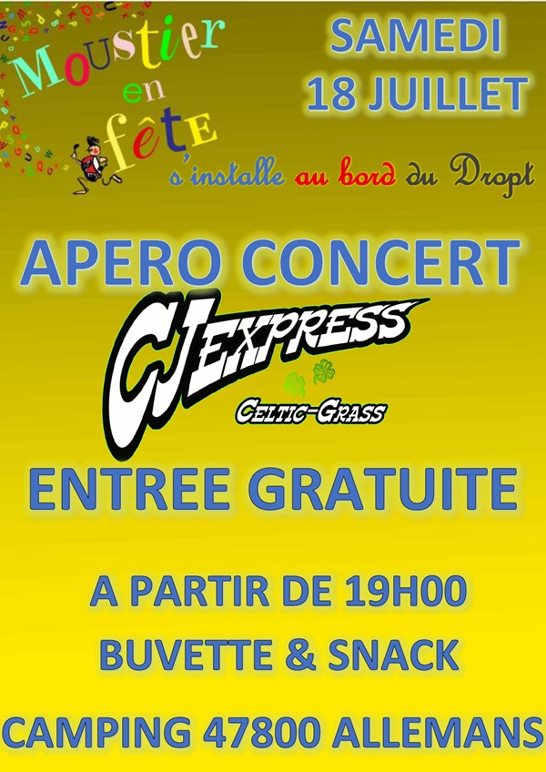 Apéro-concert avec le groupe CJExpress