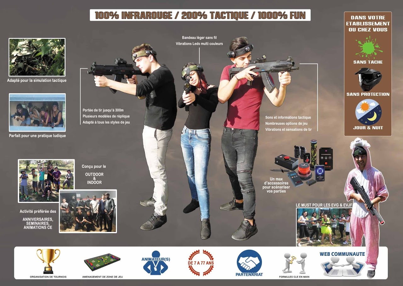 Parkattak, Laser game en extérieur, Royère-de-Vassivière - photo 2
