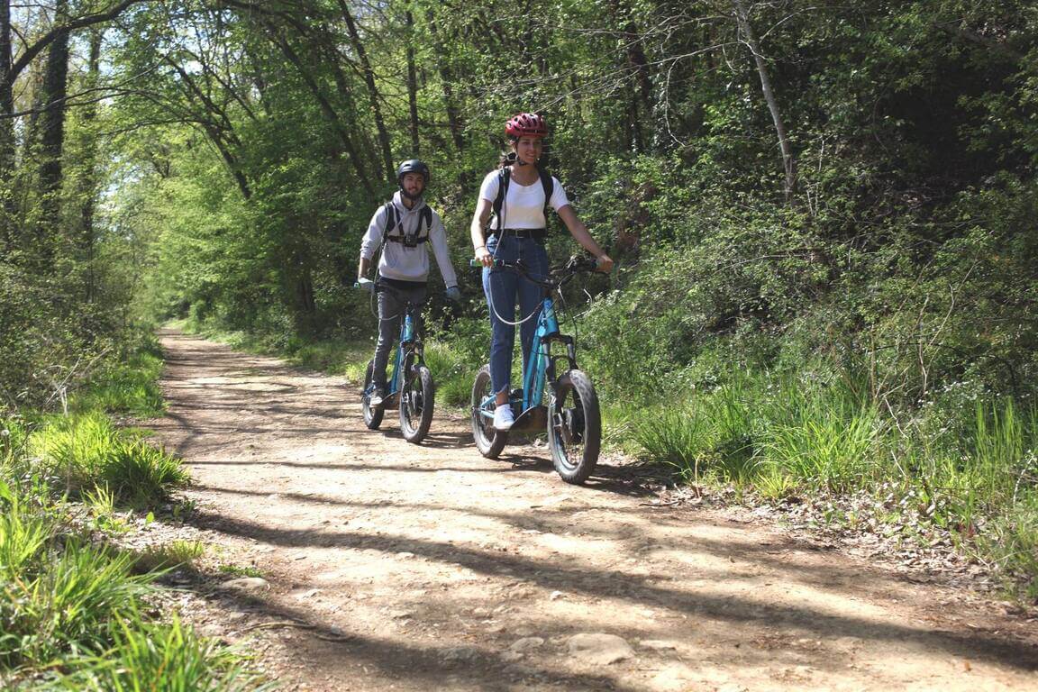 Location de trottinette électrique - Lac de Saint-Pardoux