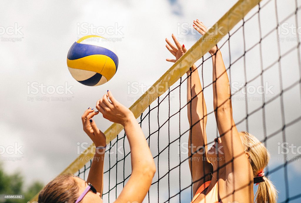 Terrain de beach volley, à Eymoutiers