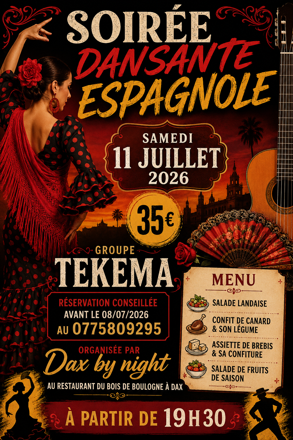 Annulée - Soirée espagnole